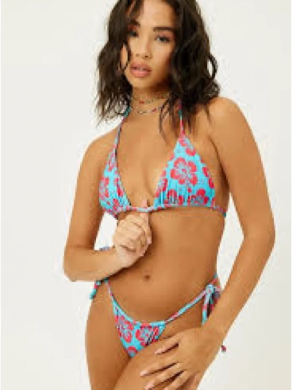 Frankie's Bikinis skirt and swim top set!